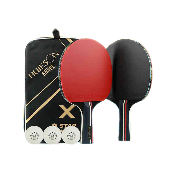 3 star table tennis double shot pure wood floor table tennis racket table tennis paddle