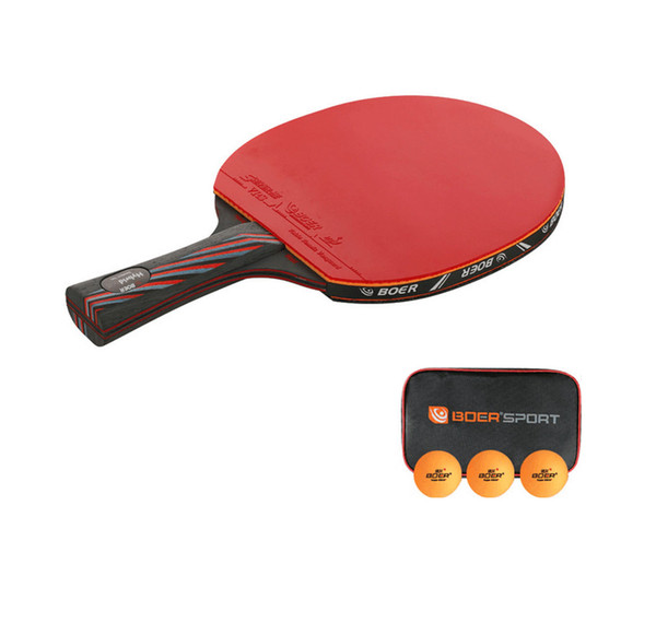 Nano carbon king table tennis racket championship level table tennis bat professional table tennis paddle