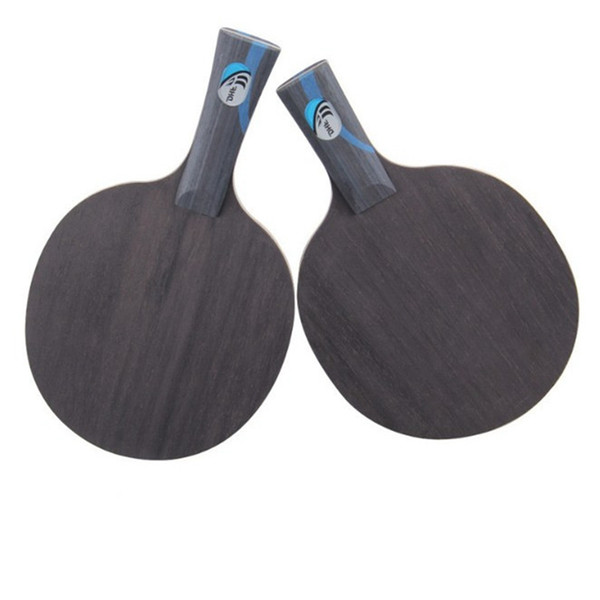 Carbon Bat Table Tennis Racket With Rubber Pingpong Paddle Short Handle Tennis Table Racket Long Handle SSA291