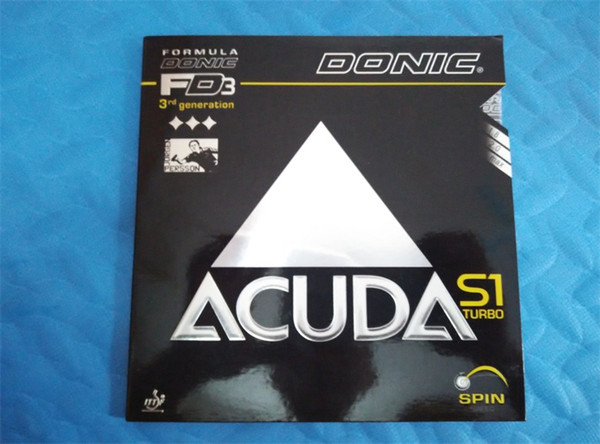 Free Shipping Donic ACUDA S1 ACUDA S1 Turbo table tennis rubber table tennis rackets racquet sport table tennis cover Ping Pong rubber