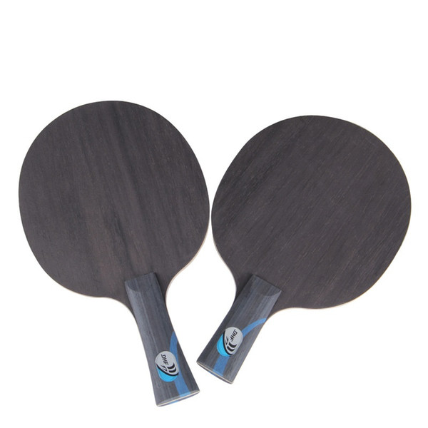 Carbon Fiber Pingpong Racket Black Outdoors Sports Equipment Creative Table Tennis Bat Rackets High Hardness For Mens Women
