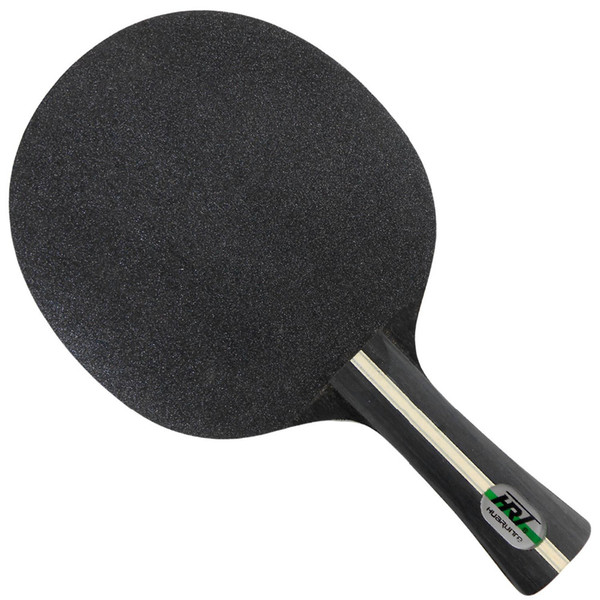 Wholesale-Free Shipping, HRT Black Crystal (5 Wooden + 2 Crystal Carbon) OFF Table Tennis Blade for PingPong Racket