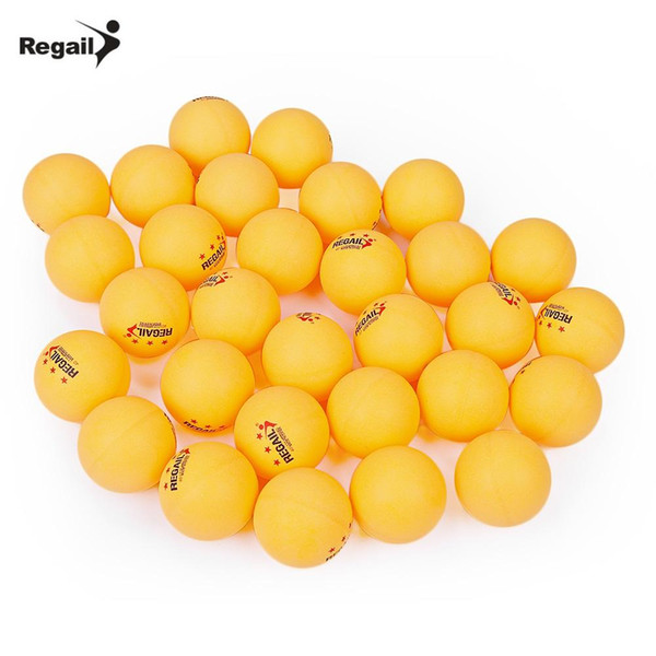 REGAIL 30Pcs 3-star Table Tennis Balls Set 40mm Practice Ping Pong Balls Entertainment Professional Ping Pong Ball for Sports