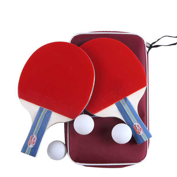 Best seller 2pcs Double fish 236A table tennis racket racquet table tennis paddle pingpong bat fast attack loop with 3 balls