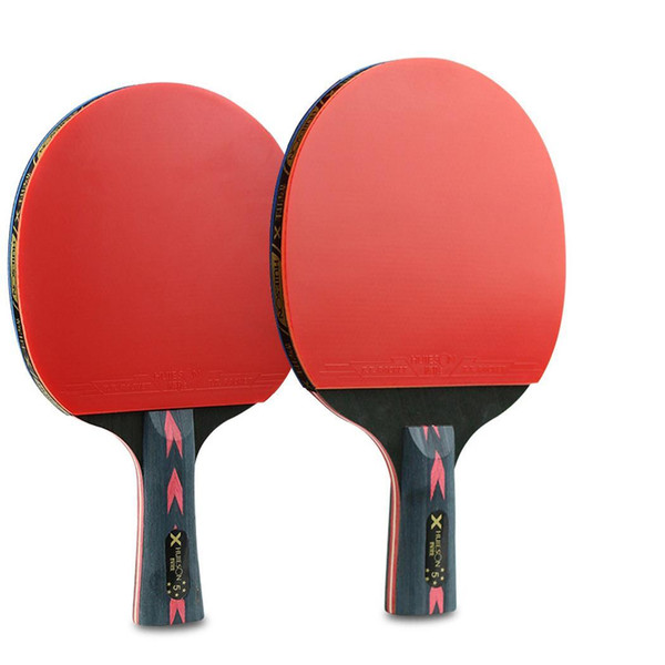 Carbon Lightweight Powerful Long Short Handle Horizontal Grip Table About 208g Tennis Racket 7 0.1mm 5 Layers