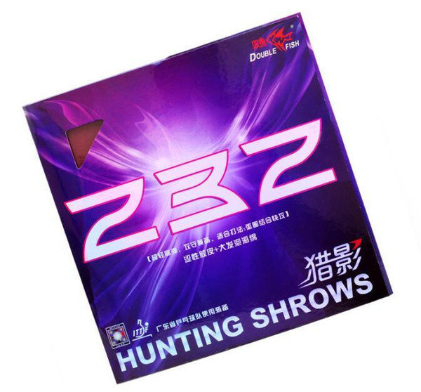 2PCS hunting shadows 232 pingpang rubber Double fish energy rubbers Table Tennis rubber -BEST