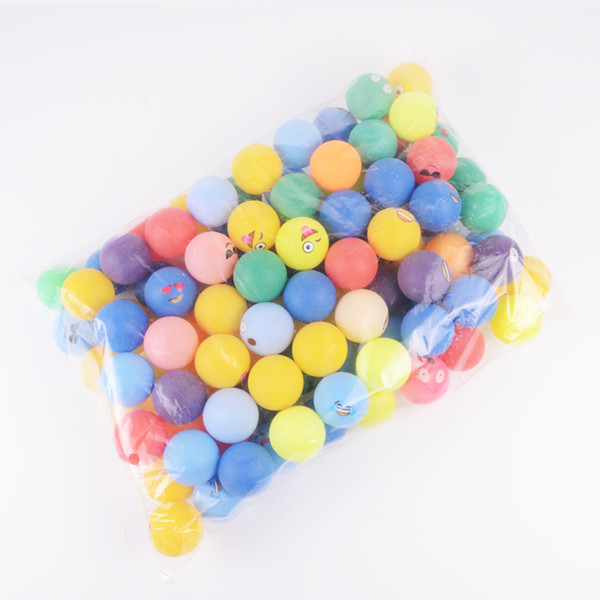 Lenwave Brand New color table tennis ball 40mm happy emotion ball entertainment ping pong ball plastic ping ping pong pong balls