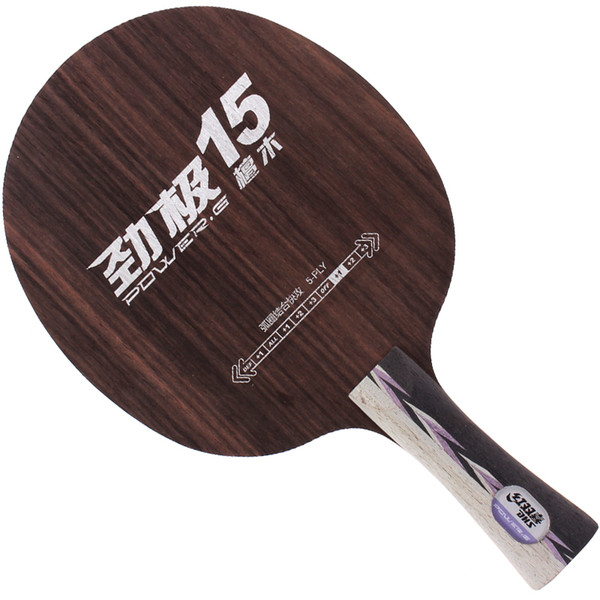 DHS PowerG 15 PG15 Table Tennis Blade 5 ply Ebony woodpong racket fast attack with loop Raquete DePong
