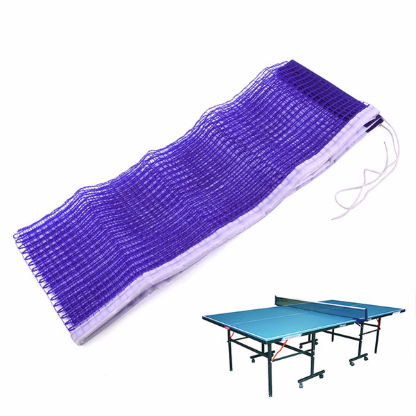 172x14.6cm Durable Nylon Ping Pong Table Net Table Tennis Net Ping Pong Replacement Blue Mesh Gym Sports Ping Pong Accessories