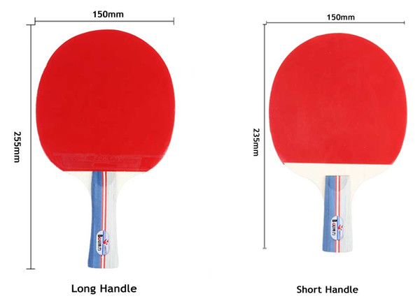 BOLI Table Tennis Ping Pong Racket Set Double pimples-in rubber Ping Pong Racket With Three Balls