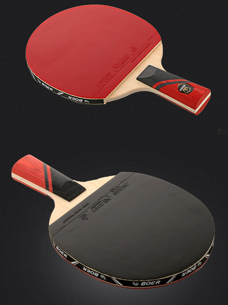 Table Tennis Rackets Bats CS Short Handle Ping Pong Paddles FL Long Handle Rubbers 3 Stars Professional Pingpong Racket Penhold With Bag