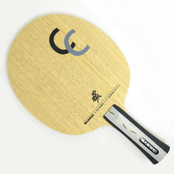 SANWEI CC Carbon Fiber Table Tennis Blade / Table Tennis Racket/ table tennis bat Send Cover Case