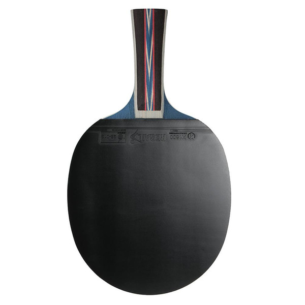 Professional Table Tennis Racket Wood Handle Ping Pong Racket Paddle Bat Blade Shakehand Grip Racket with Carrying Bag