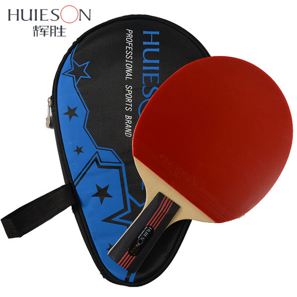 Table Tennis Racket 3 Star Pimples-in Rubber Table Tennis Bat Ping Pong Paddle with Bag for game child man woman learner Top Quality Hotsale