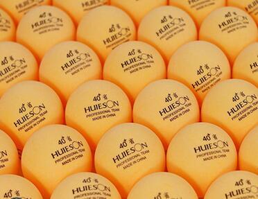 Table tennis Huisheng three-star new material 40+ table tennis professional table tennis ball multi-ball training ball((100 Pack))