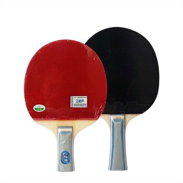 Children Beginner Table Tennis Bat Red Wood Two Sided Racket Entertainment Horizontal And Direct Racquet Hot Sale 35ln D1