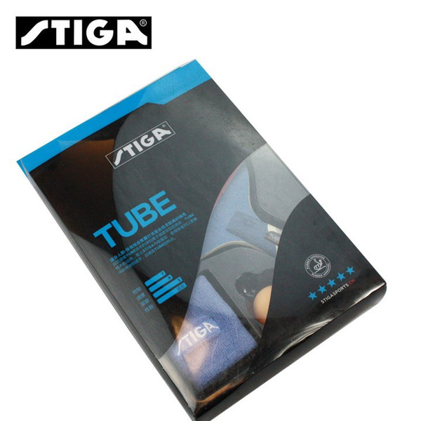 Stiga 5 Star (Ship in Original Box) Table Tennis Racket (5-Star Level, Gift Set) with Rubber + Wristband + Ball Set