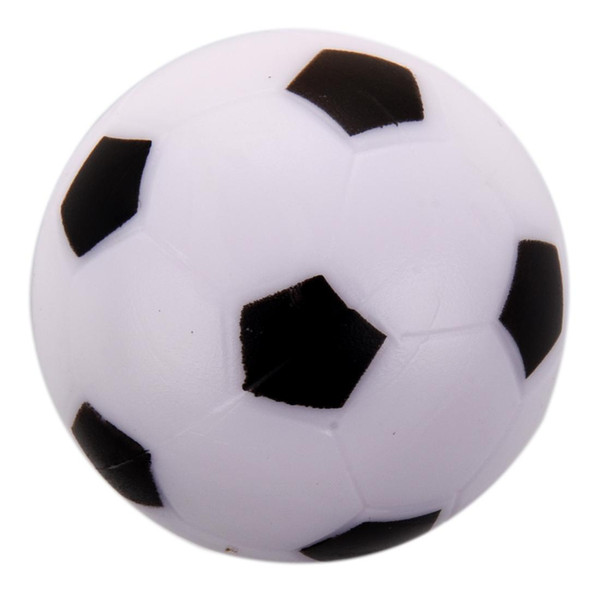 Wholesale- Small Soccer Foosball Table Ball Plastic Hard Homo logue Children Game Toy Black White