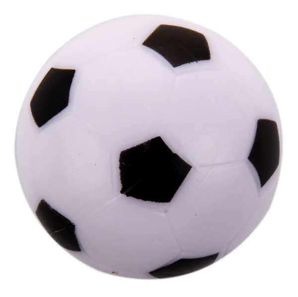Wholesale- Small Soccer Foosball Table Ball Plastic Hard Homo logue Children Game Toy Black White