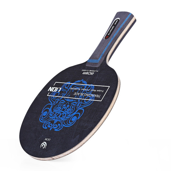 BOER Outdoor Lion Pattern Table Tennis Ping Pong Racket Training Blade