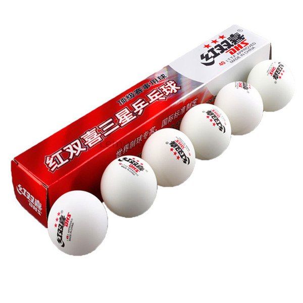 professional 6 pieces a box table tennis balls 2.8g 40MM 3 star White or orangepong balls for trainning table tennis