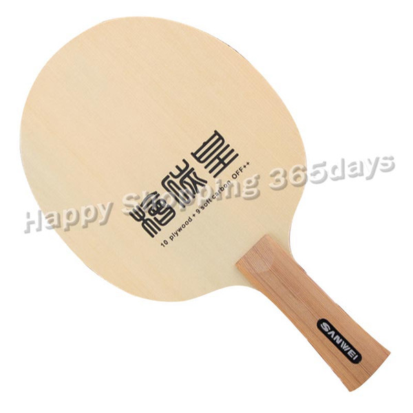 Sanwei T1091AA Hinoki Carbon 10plywood + 9 soft catbon OFF++ table tennis blade