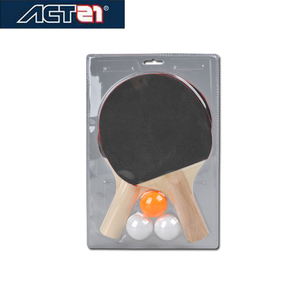 ACTEI table tennis set black and red double-sided color exercise hand speed