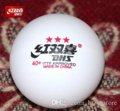 Wholesale- New 1 box DHS 3 star 40mm+ Cell free Table Tennis Balls Pingpong Balls Tenis De Mesa 82001
