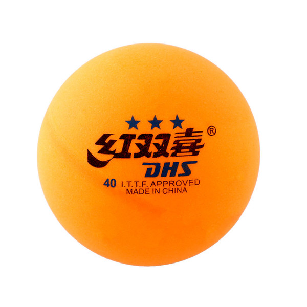 Good deal High Quality 1 boxes 6 Pcs 3 stars DHS 40MM Olympic Table Tennis Orange YellowPong Balls Durable For Competition