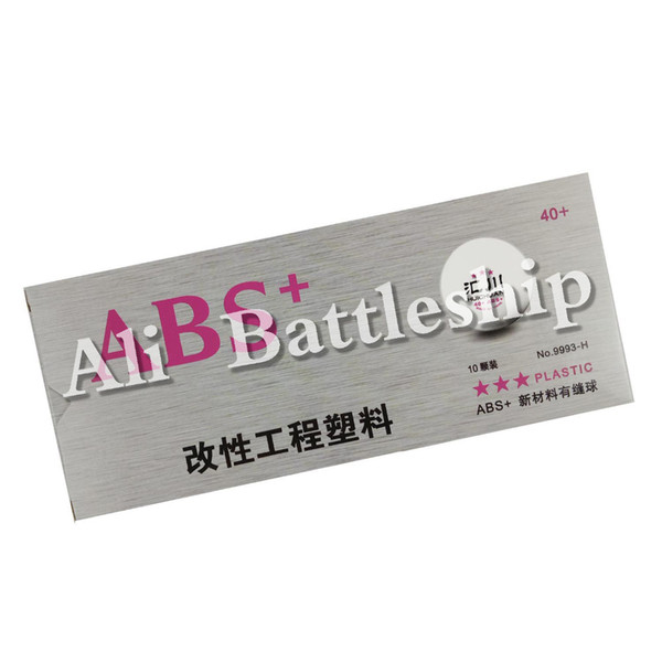 10pcs YINHE HUICHUAN ABS+ 40+mm New Material Table Tennis Balls