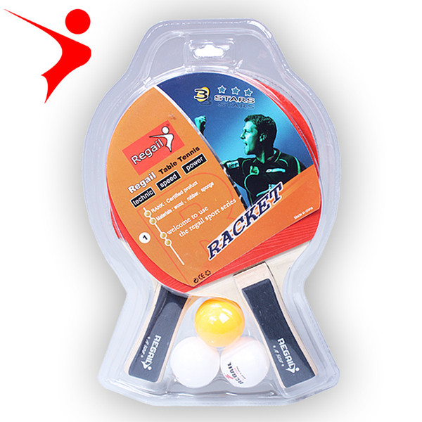2pcs professional high quality orange glue with double Face glue special training suit contains 3 stars 3 balls outdoor sport