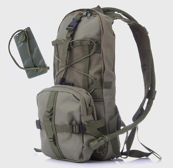 Outdoor Sports Multi-function Portable Riding Camouflage Shoulder Bag Cycling Water Bag Backpack Pack Hydration Pack with 2.5L Water Bladder