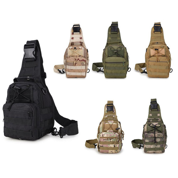 Outdoor Bag Single Shoulder Sling Bag Mountain Climbing Camouflage Messenger Tactical Chest Bag Riding Cycling Bags Backpack