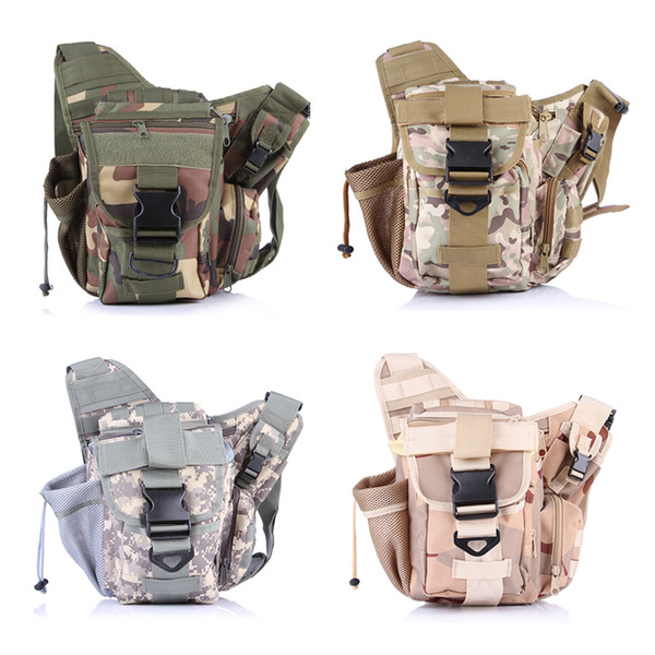 Sports messenger bag molle bags pouches camping trekking rucksack hiking backpack tactical backpack saddle bag leisure shoulders bag