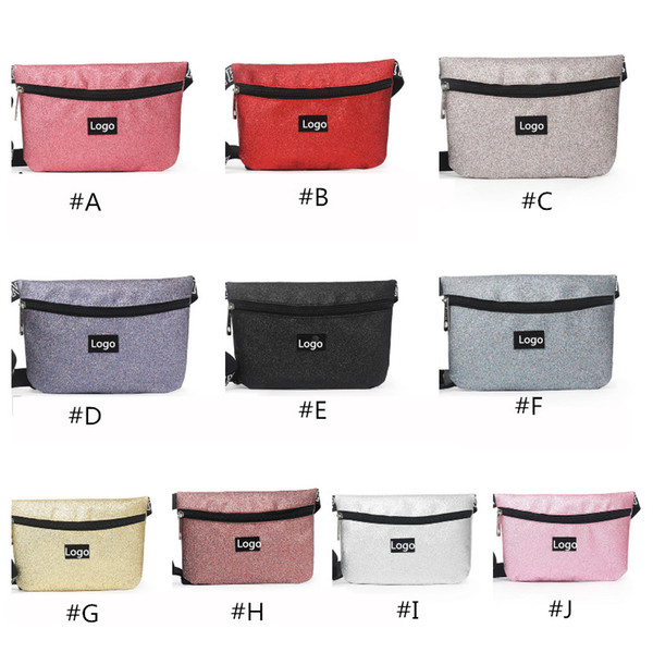 P Style Paillette Womens Waistpacks Bling Purses Pocket Bags Cosmetic Bag Waist Bag Travel Running Case Ladies Storage Stuff Sacks