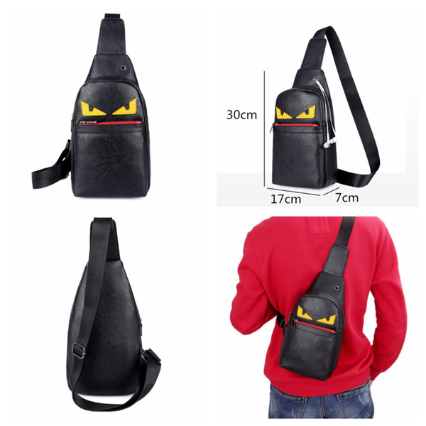 Mini Bird Chest Pack Handbag Teenager Boys & Girls' PU Chest Bags Waist Pack Casual Travel Outdoor Sports Bicycle Shoulder Bags