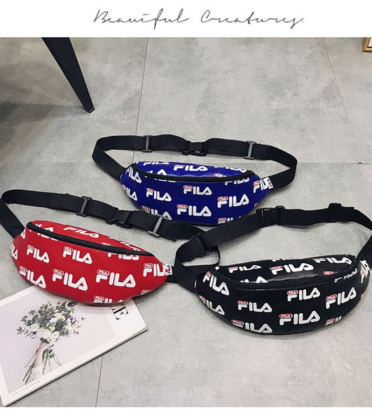 FL Fashion Designerr Canvas Fanny Pack Chest Belt Bag Beach Handbags Waistpacks Shoulder Bag 3 Colors