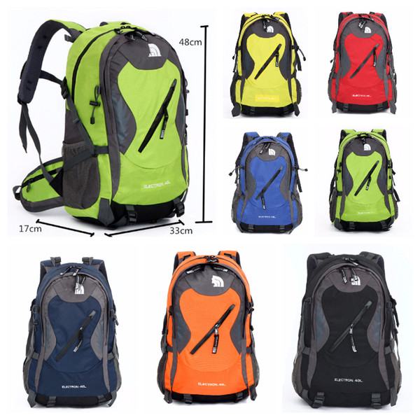 7 Colors The North & F Travel Backpacks Teenagers Bags Casual Hiking Camping Backpacks Waterproof Outdoors Sports Bags Multi Pockets