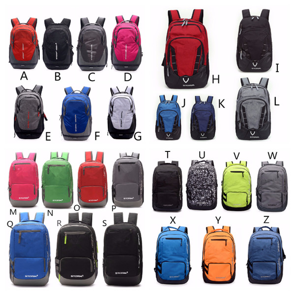 U & A & Students School Bag Unisex Backpacks Casual Hiking Camping Backpack Waterproof Travel Duffel Bags Large Capacity 26 Colors