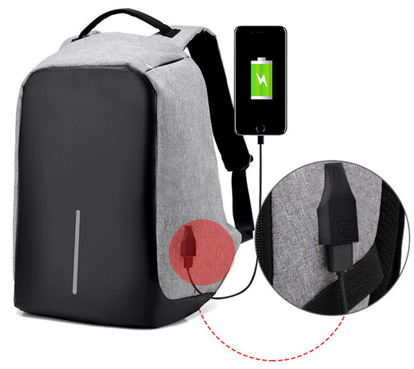 DHL/Fedex Ship Charger without Portable Power Source Business Bag Against Burglars Backpack Casual Backpacks Outdoor Sports Students Bags