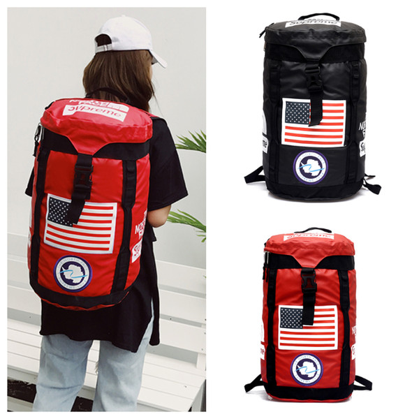 The North & F & Supre & me Teenagers Backpack Unisex Bag Casual Backpacks Adult Students' Travel Bags Waterproof Large Capacity 50*29*29 cm