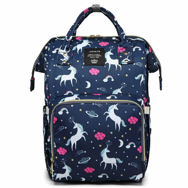 Unicorn Mummy Maternity Diaper Backpack Bags Baby Nappy Diaper Bag Travel Backpack Large Capacity Outdoor Bags