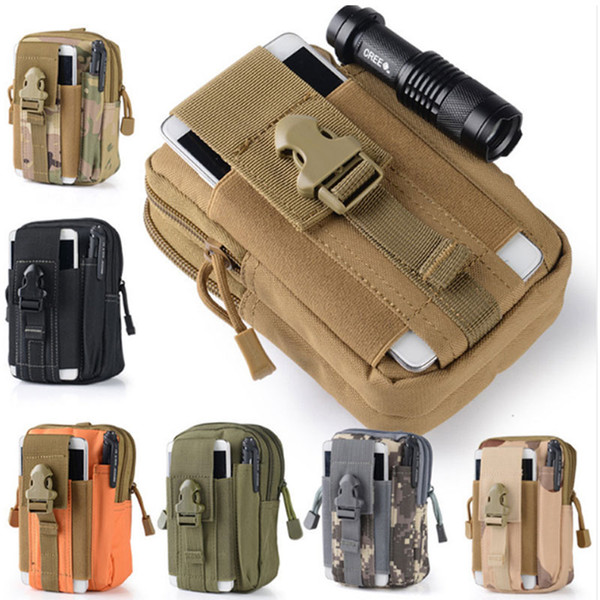 Tactical Molle Pouch Belt Waist Pack Bag Military Waterproof Waist Fanny Pack Phone Pocket Good Quality