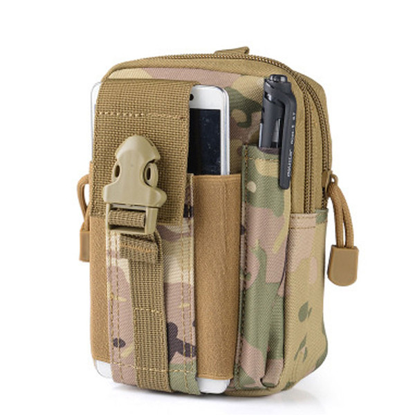 Tactical Molle Pouch Belt Waist Pack Bag Military Waterproof Waist Fanny Pack Phone Pocket DHL Shipping