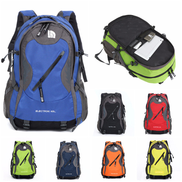 New Style The North F Backpack Light Casual Backpacks Travel Outdoor Sports Bags Teenager Students 40L School Bag 7 Colors