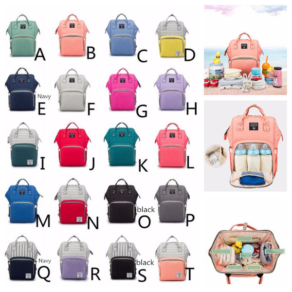 Mommy Backpack Diaper Bags Baby Nappies Backpacks Fashion Mother Maternity Backpacks Outdoor Desinger Nursing 20 Colors Stock