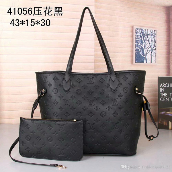 Women Shoulder Bag with a clutch Wallet 40996 Genuine Leather Shopping Tote Full Colors Interior 40995 Good Price