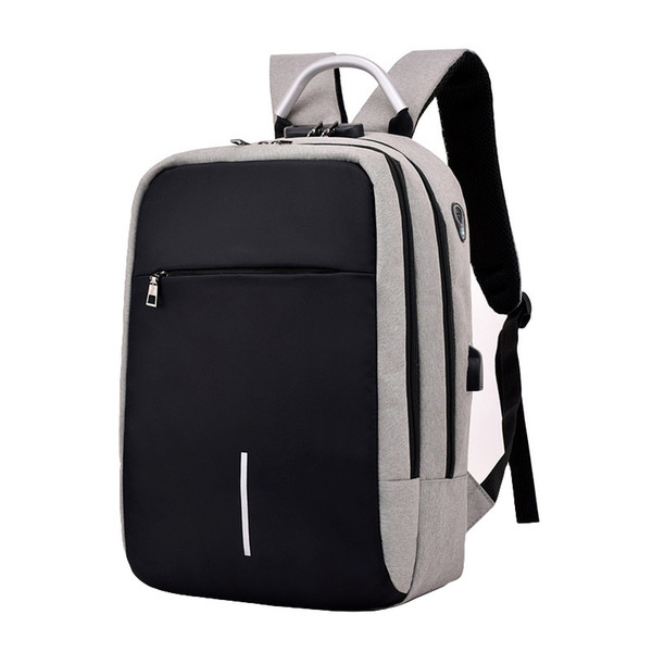 Hot Multifunction USB charging Men Laptop Backpacks For Teenager Male Travel backpack anti thief