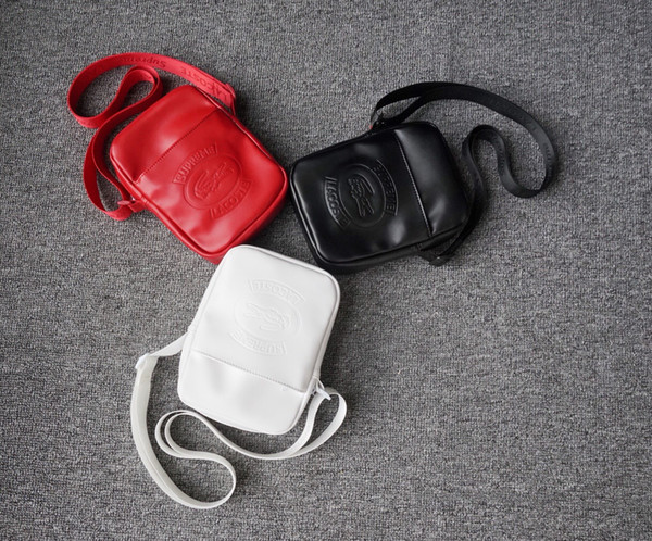 sup 18ss SHOULDER BAG chest pack fashion bags Single shoulder backpack waist black red wihte in stock Belt Bag Men Messenger Bags