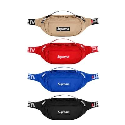 Correct version 18SS Waist Bag 3M 44th Sup Unisex Fanny Pack Fashion Men Canvas Hip-Hop Belt Bag Men Messenger Bags 17AW Shoulder Bag 3M New